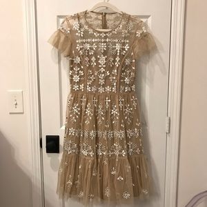BHLDN Anthropologie Tristan Cocktail Wedding Dress